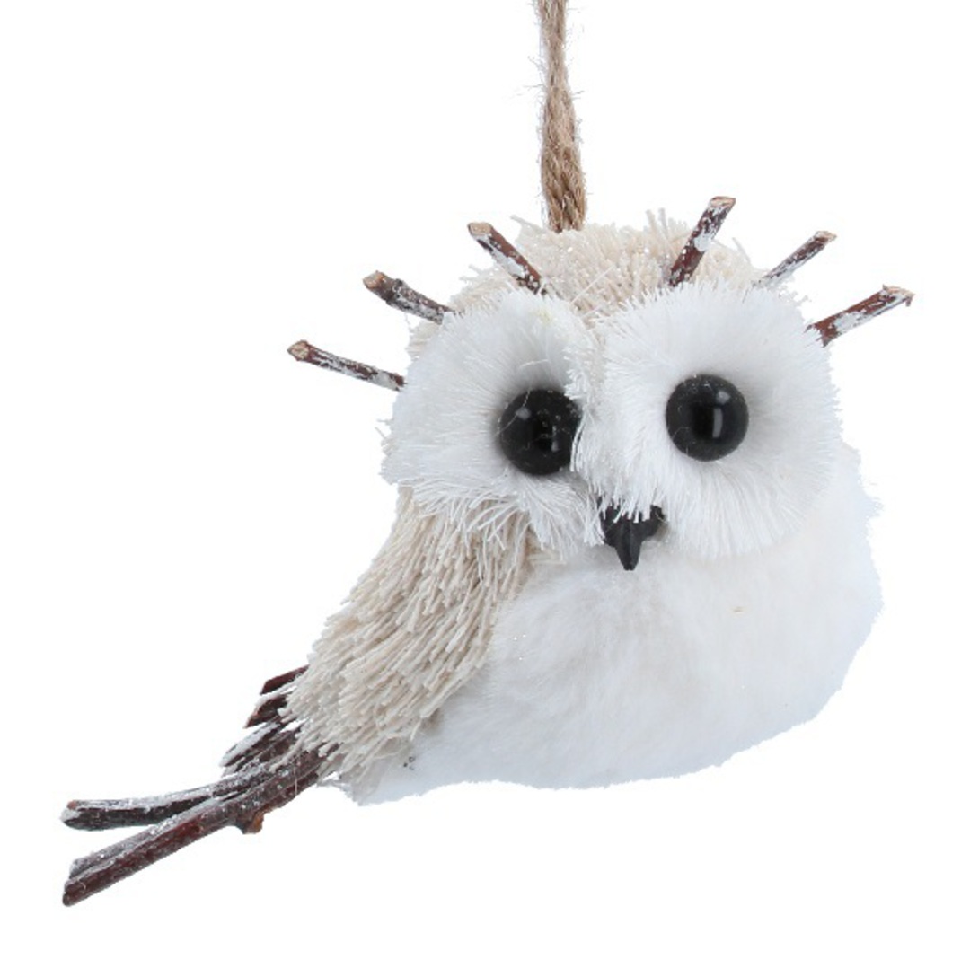 Bristle Twig Owl, White Wings 13cm *ETA NOV image 0