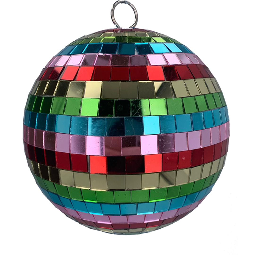 INDENT - Giant Mirror Glass Ball, Multi-Colour 25cm image 0