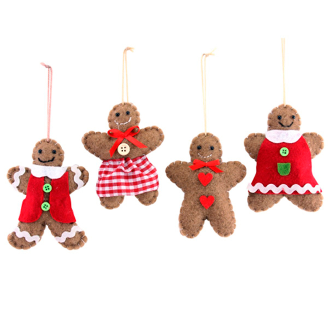 Felt Gingerbread Children 11cm image 0