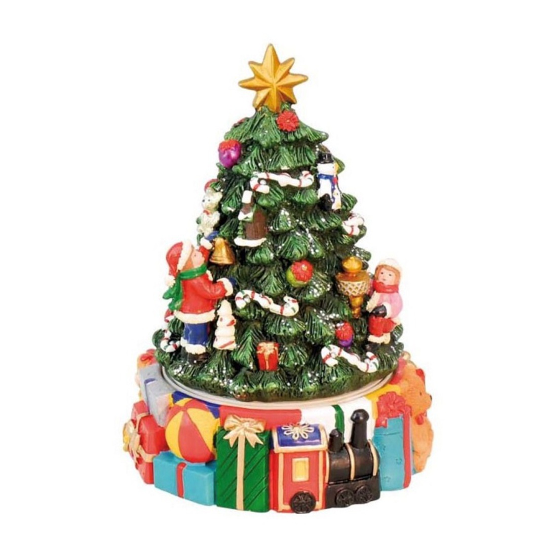 Music Box, Xmas Tree with Gifts 16cm image 0