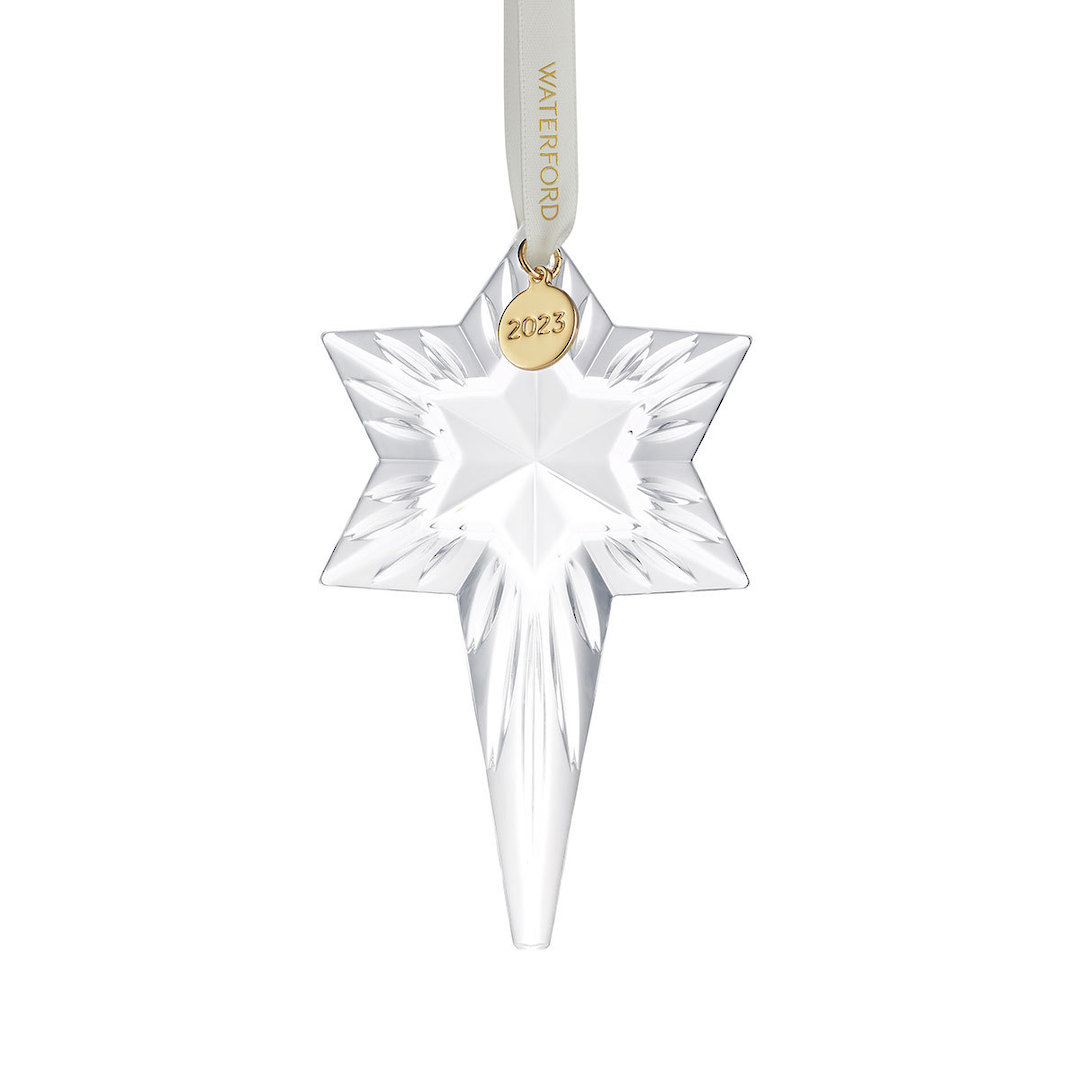 Waterford Annual Snow Star Ornament 2023, Dated image 0