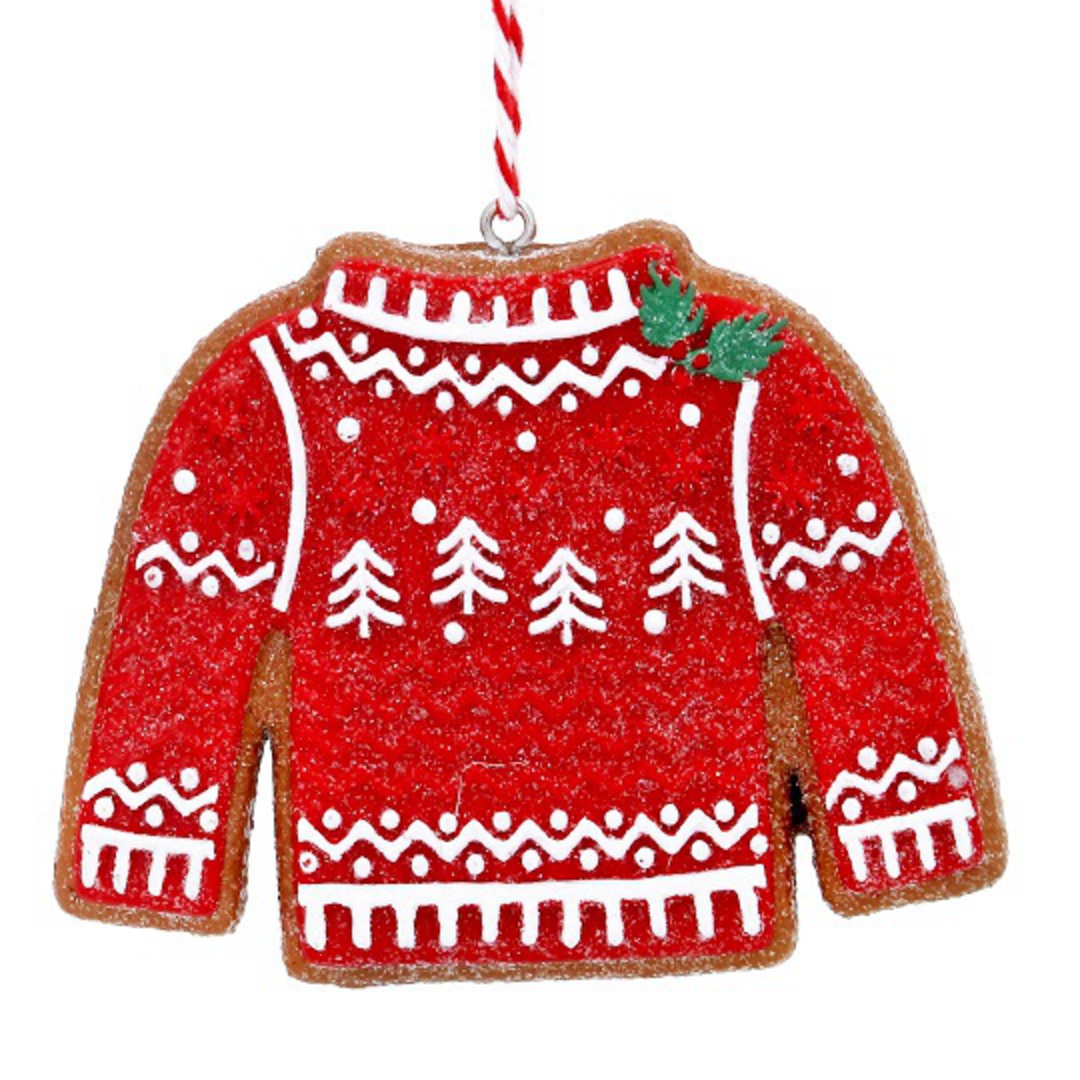 Resin Norse Cookie Red Jumper 7cm *ETA NOV image 0