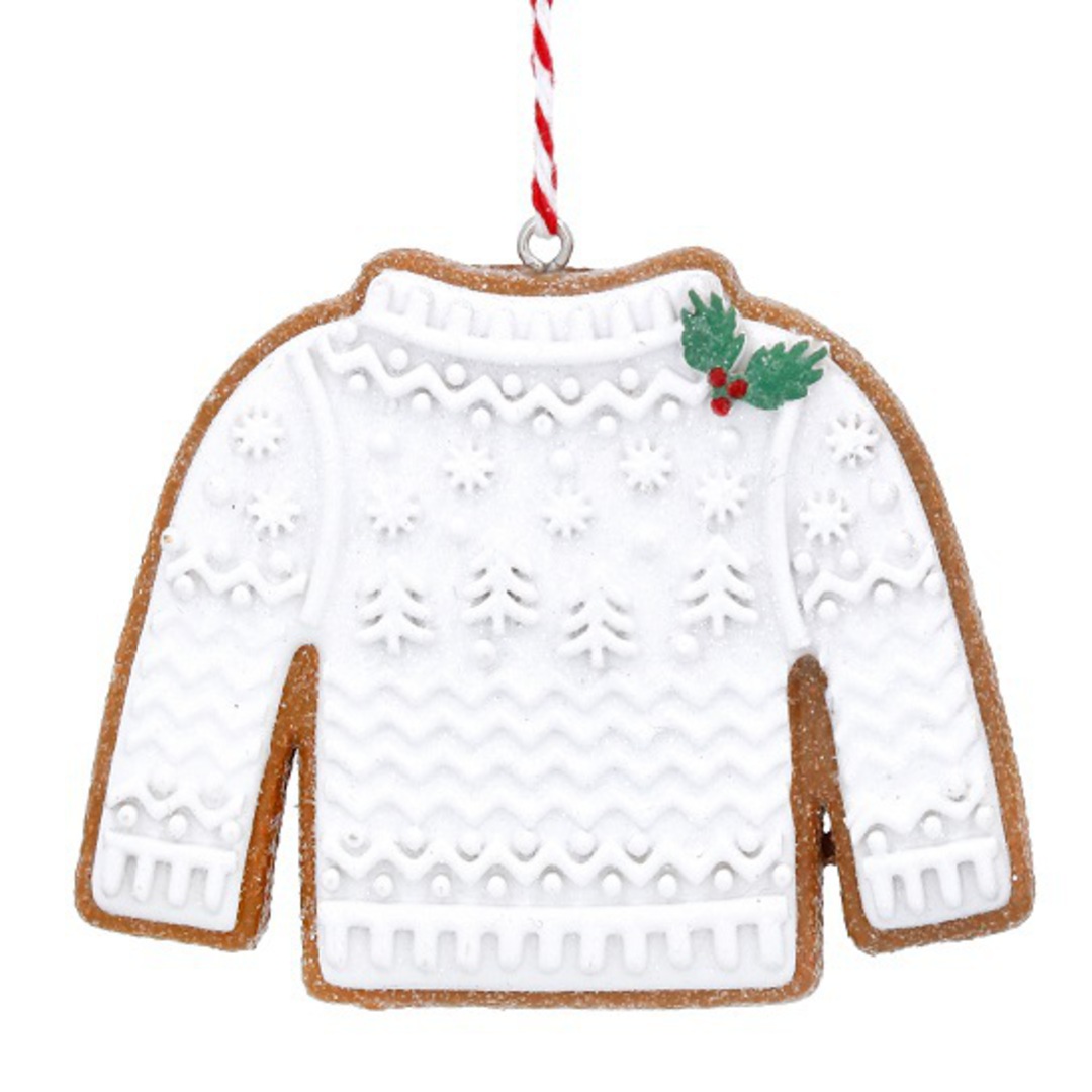 Resin Norse Cookie White Jumper 7cm *ETA NOV image 0