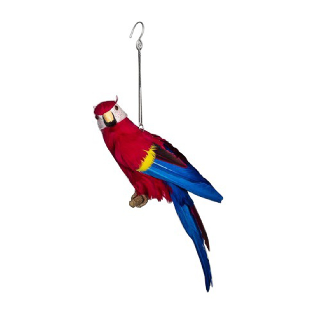 Red Macaw 32cm, Tree Topper image 0
