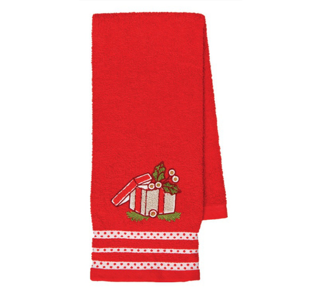 Hand Towel, Gift with Holly image 0