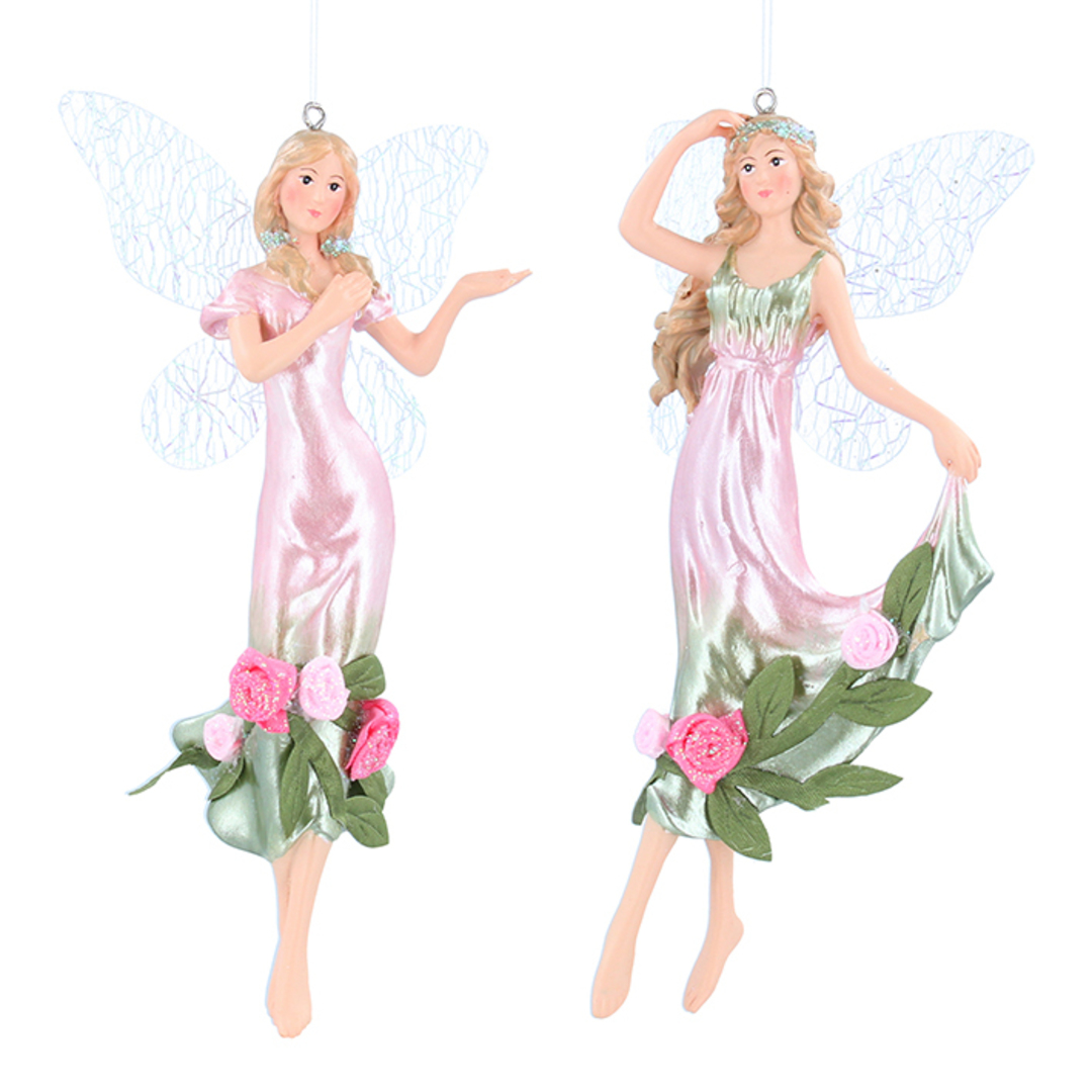 Resin Tall Fairy Rose Dress 15cm image 0