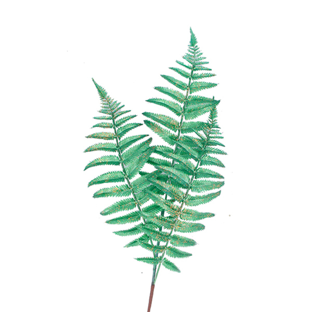 Green Fern Leaf Spray 76cm image 0