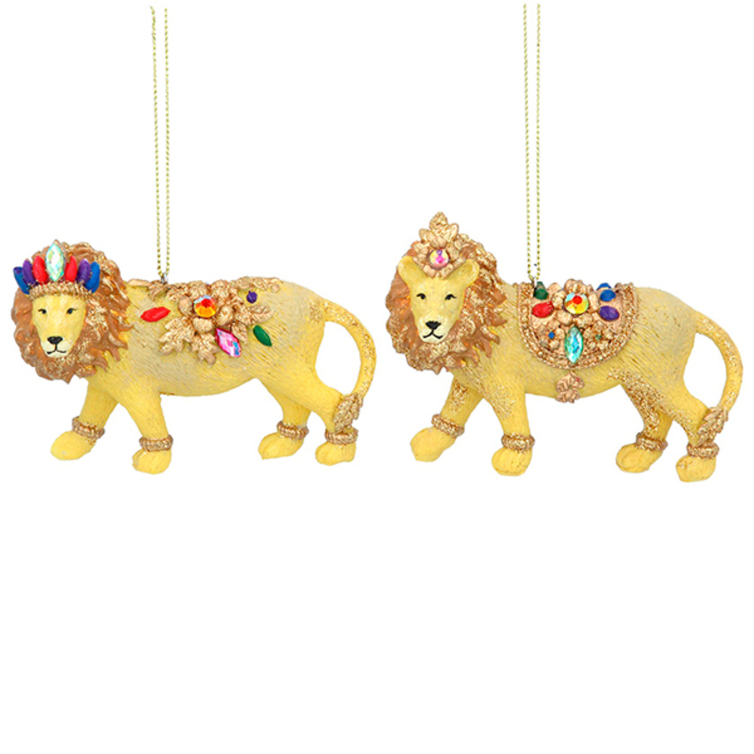 Resin Jeweled Lion 9cm image 0