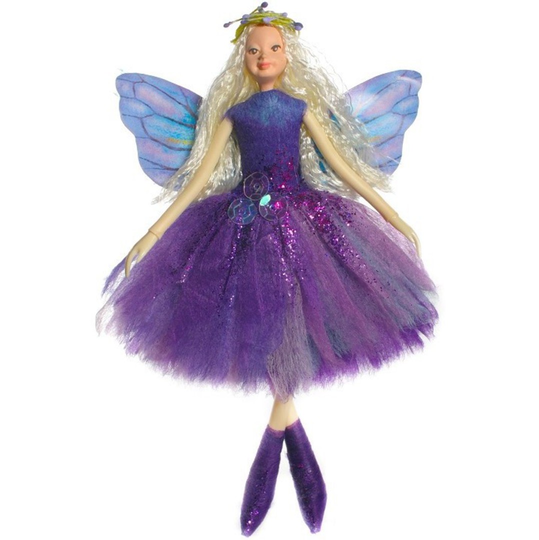 NZ Fairy, Lavender 13cm - Hanging NZ Fairies - Christmas ...