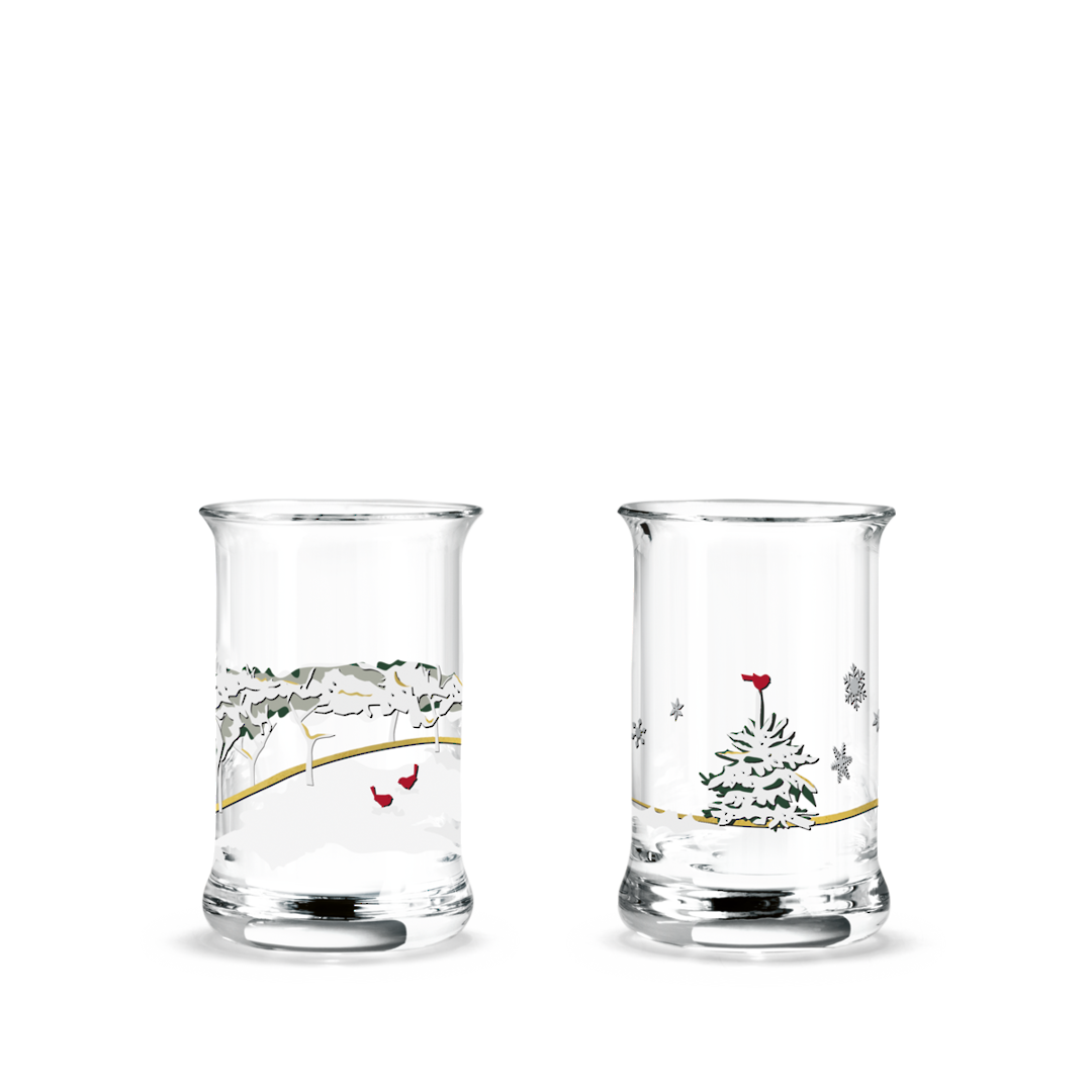 Holmegaard Annual Christmas Dram Glass (Pair) 2018 image 0
