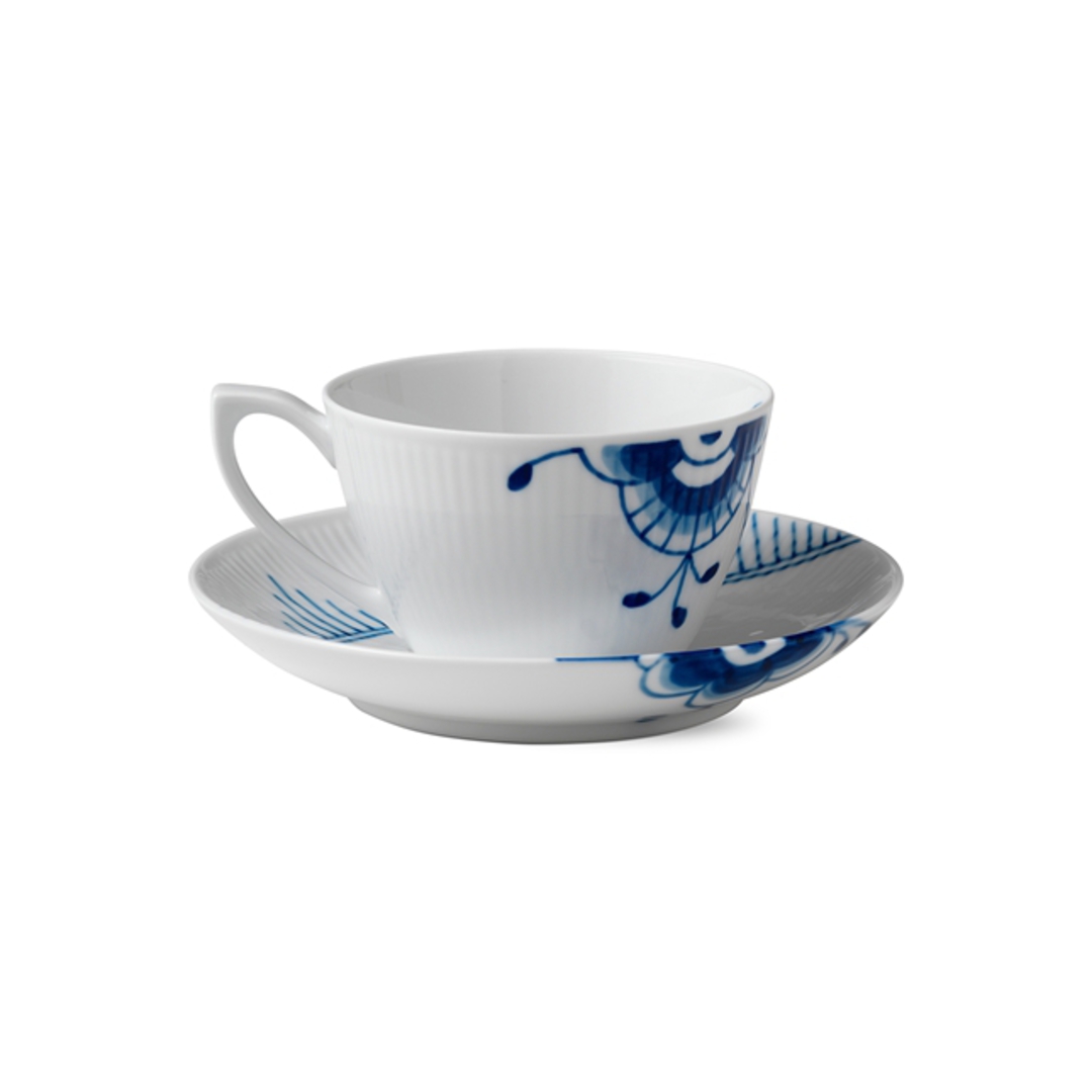 INDENT - Royal Copenhagen Blue Mega Cup & Saucer 280ml image 1