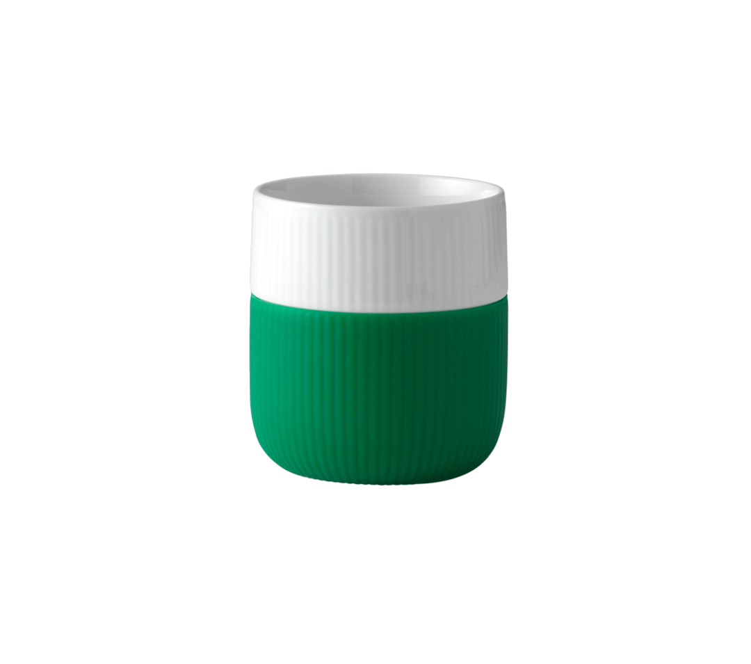 INDENT - Royal Copenhagen Mug w/Silicon Sleeve, Grass Green image 0