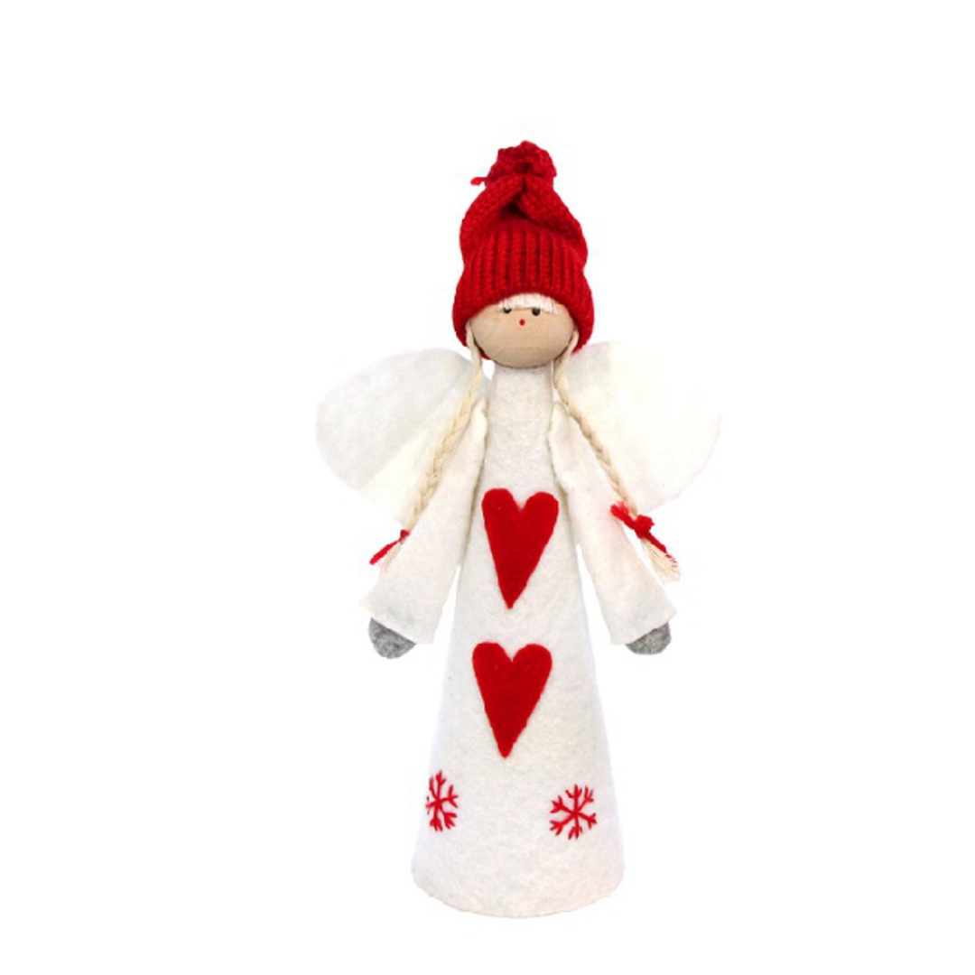 Felt Scandi Angel Tree Topper 25cm *ETA NOV image 0