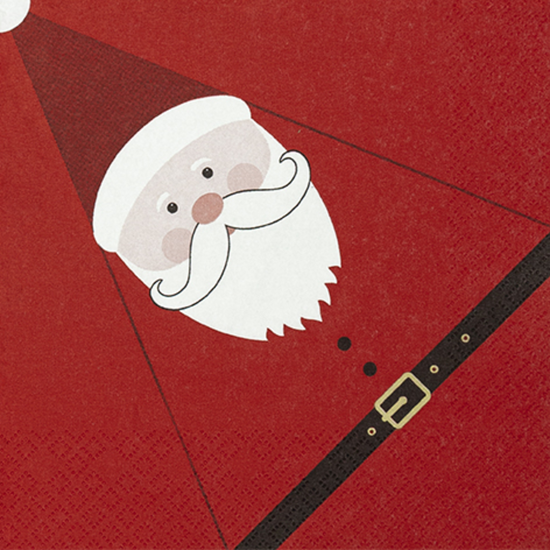 Buy One, Donate One - Paper Napkins 33cm, Fold Me Santa *ETA NOV image 0
