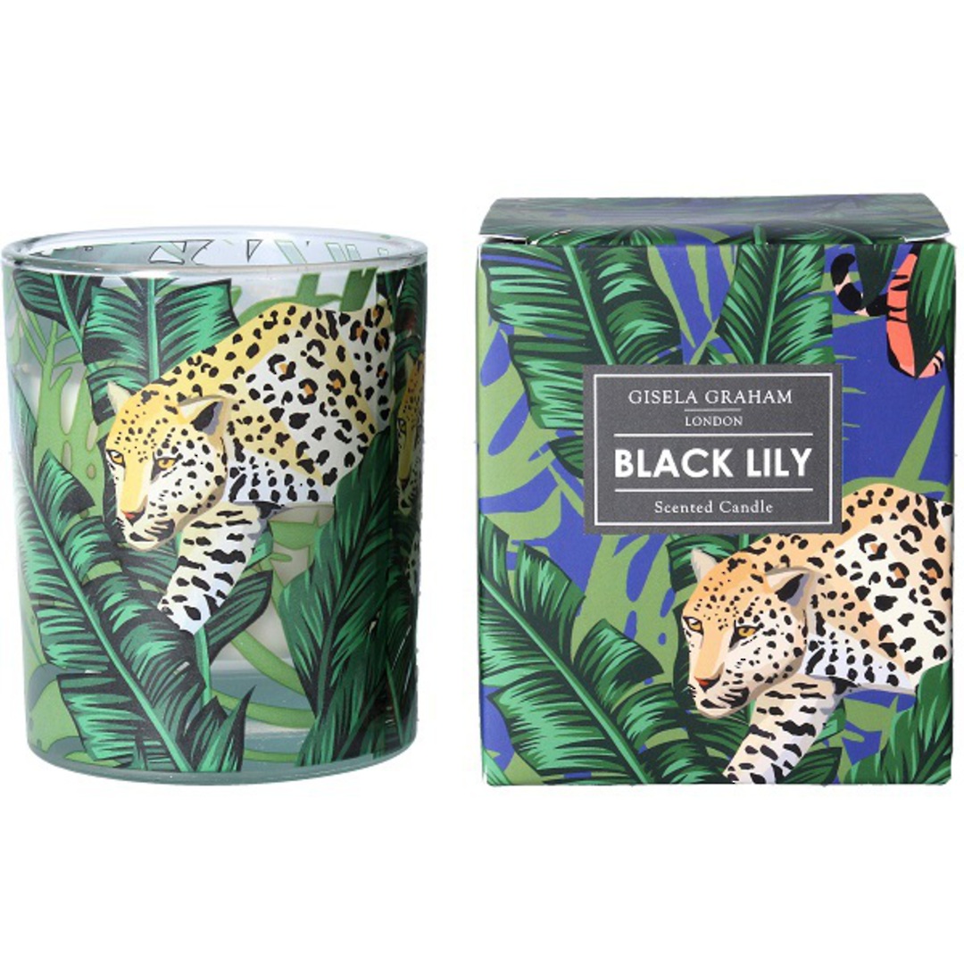 Jungle Cheetah Design Scented Candle Jar image 0