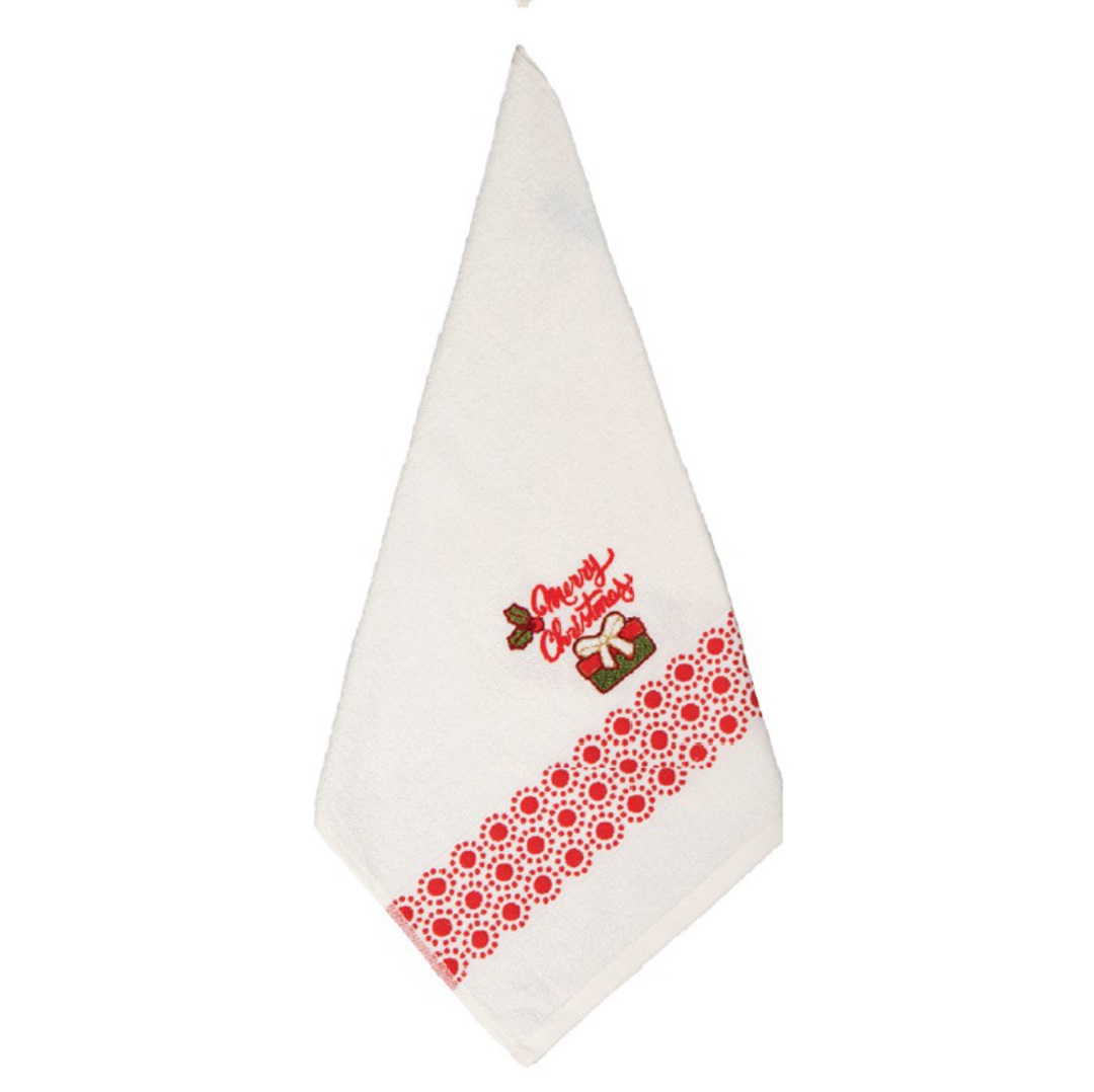 Hand Towel, Merry Xmas with Gift image 0