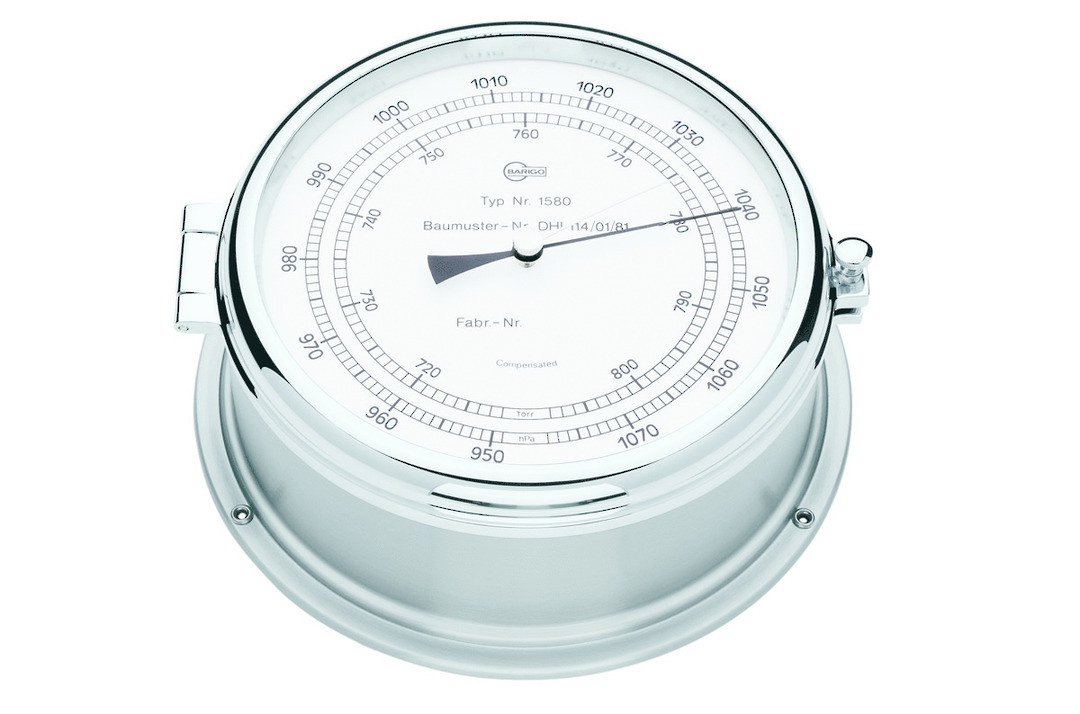 BM Marine Professional Chrome, Barometer & Clock Set 2 image 0