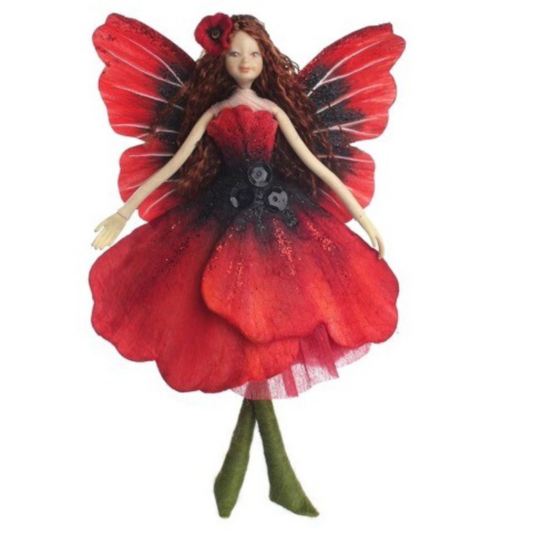 NZ Fairy, ANZAC Poppy 13cm ***Arriving June 2022 image 0