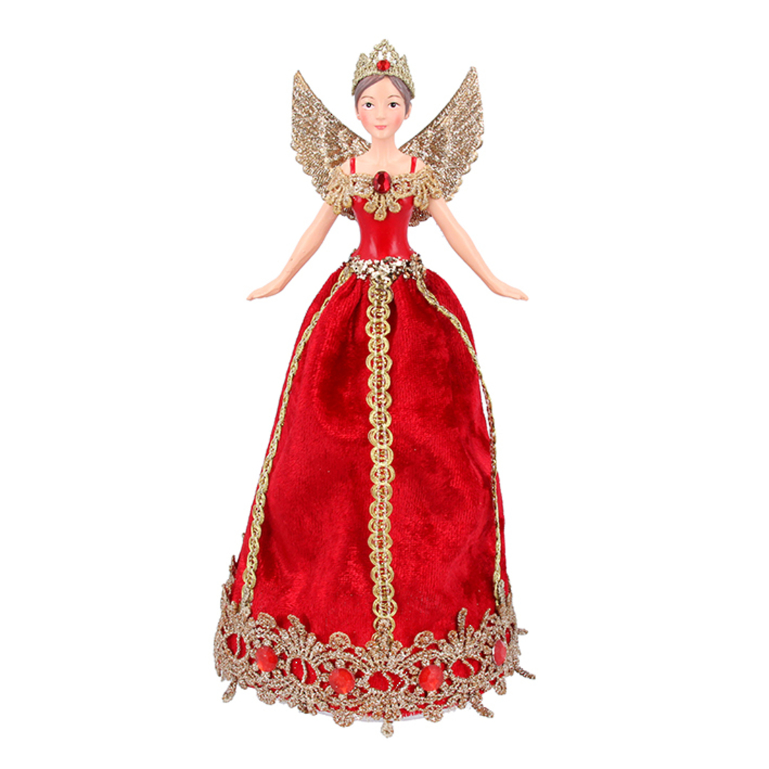 Mini Resin Fabric Lux Fairy Topper 18cm image 0