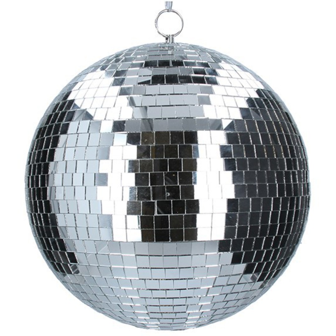 INDENT - Giant Mirror Glass Ball, Silver 25cm image 0