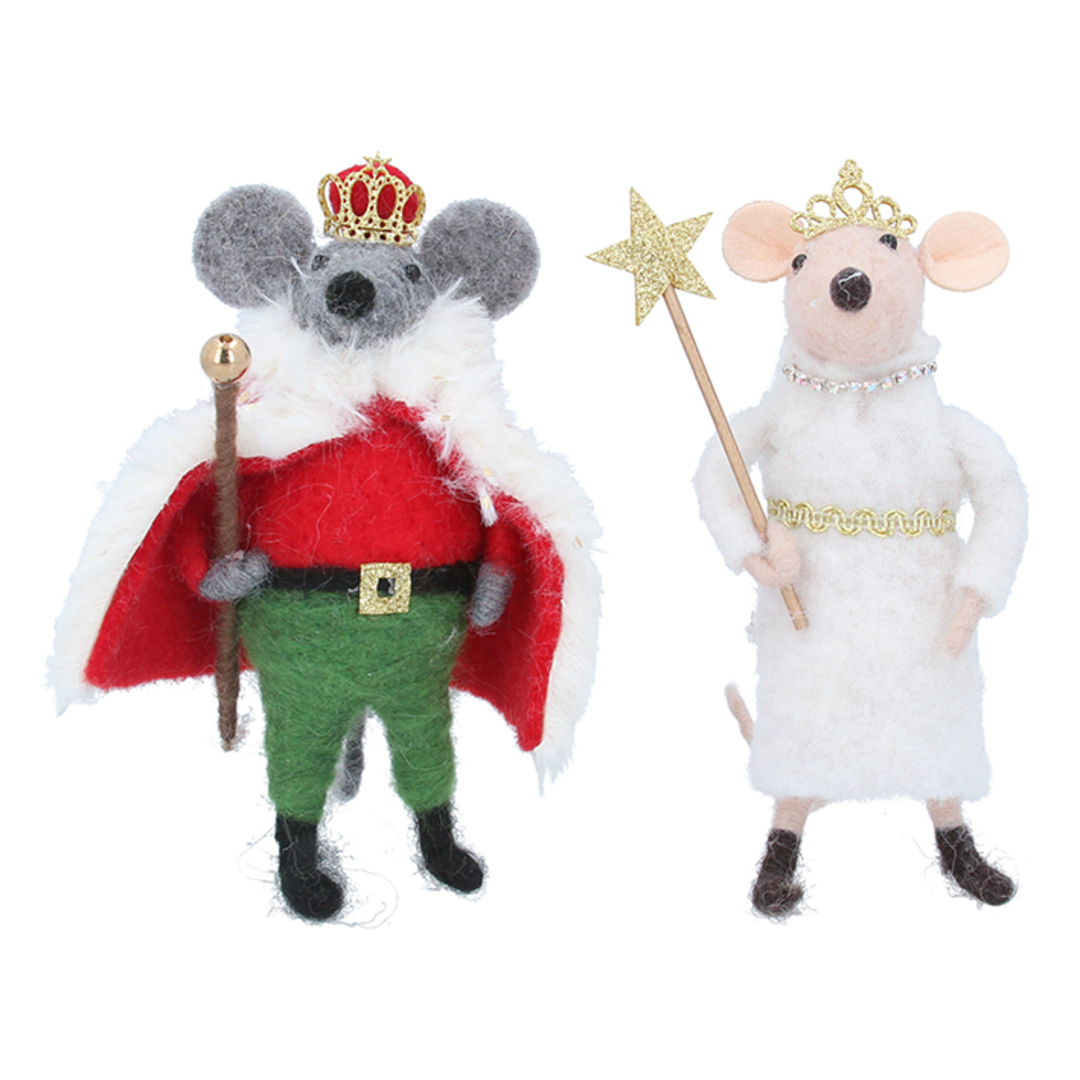 Wool Fairytale Mouse 16cm image 0