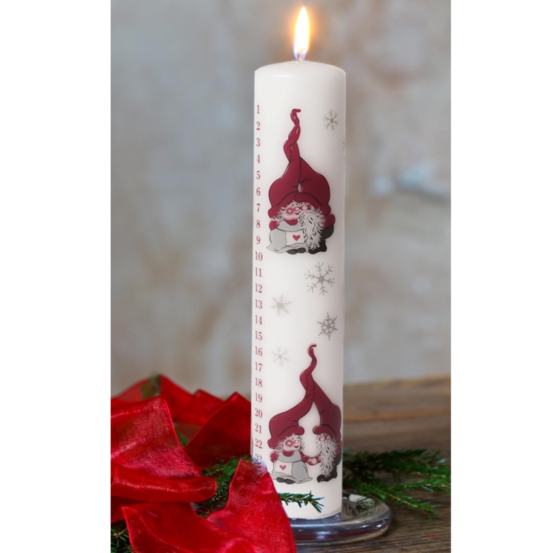 Advent Candle, Mr & Mrs Gnome image 0