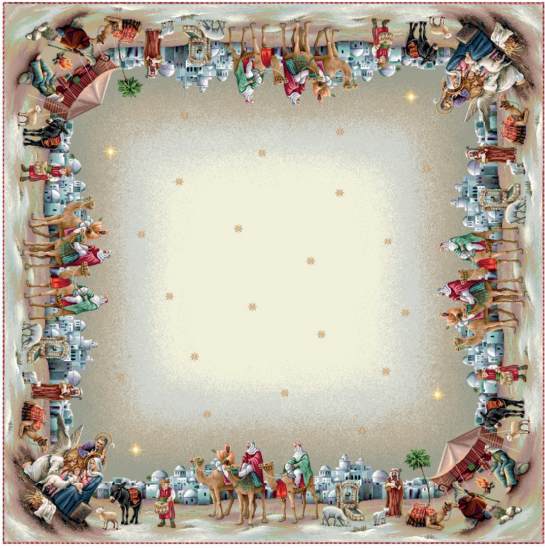 Nativity Table Centre 100x100cm image 0