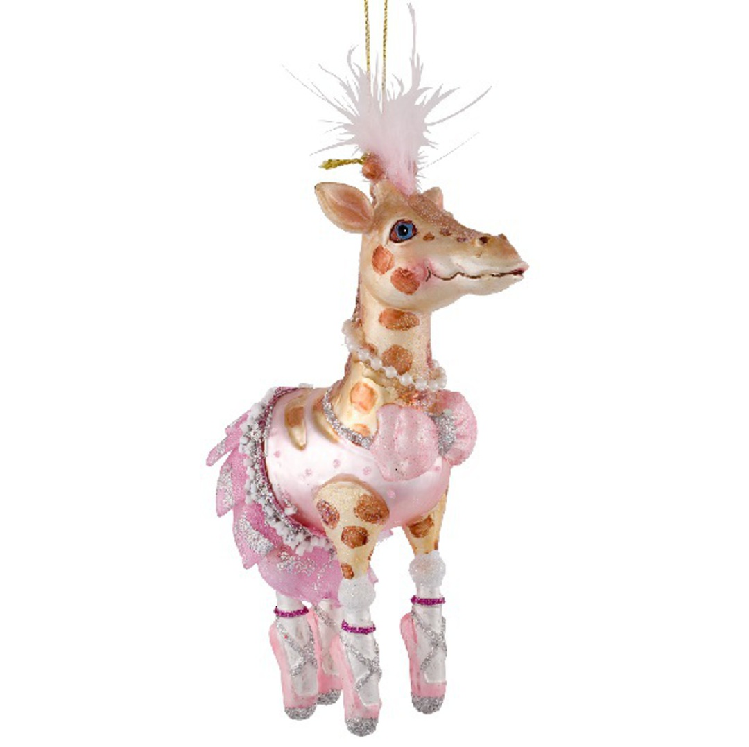 Glass Giraffe, Ballerina 15cm *ETA NOV image 0