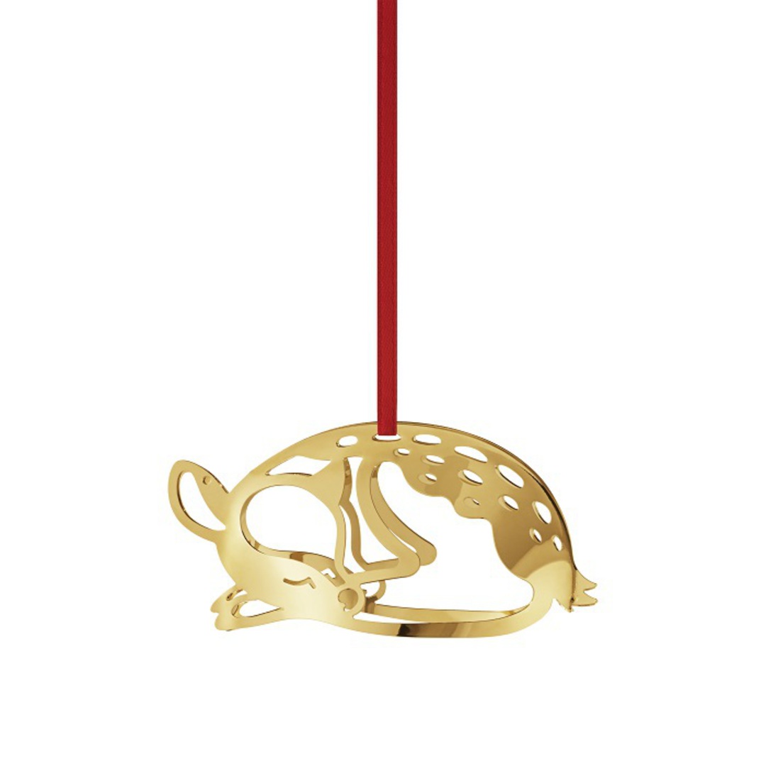 Georg Jensen Holiday Ornament, Deer, Gold 2023 image 0