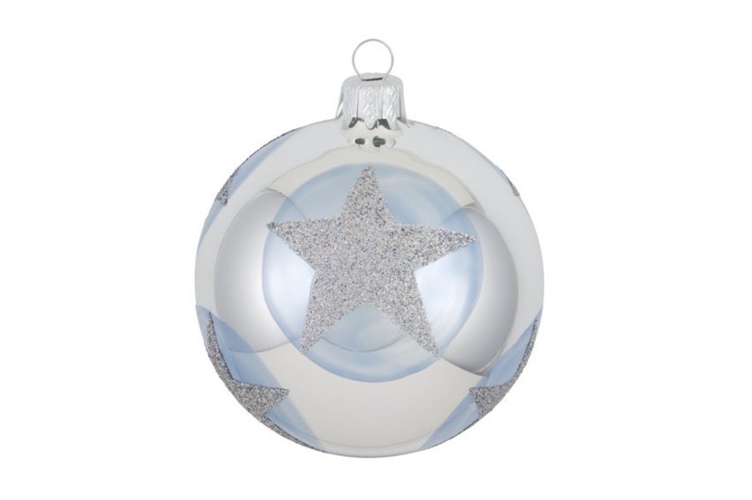 Glass Ball, Blue with Star image 0