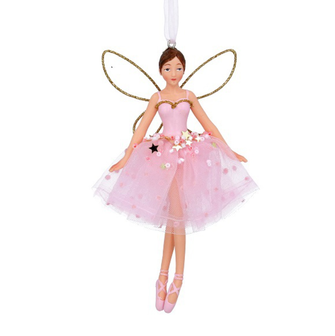 Resin Fabric Pastel Pink Fairy 14cm *ETA NOV image 0