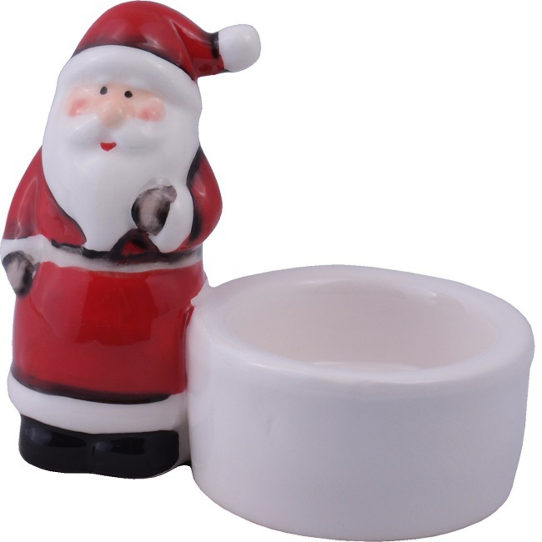 Advent Candle Holder, Santa Standing image 0