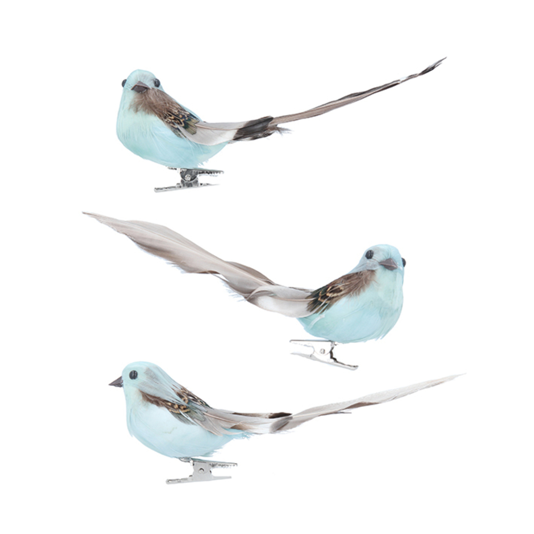 Clip, Pale Blue Bird 14cm image 0