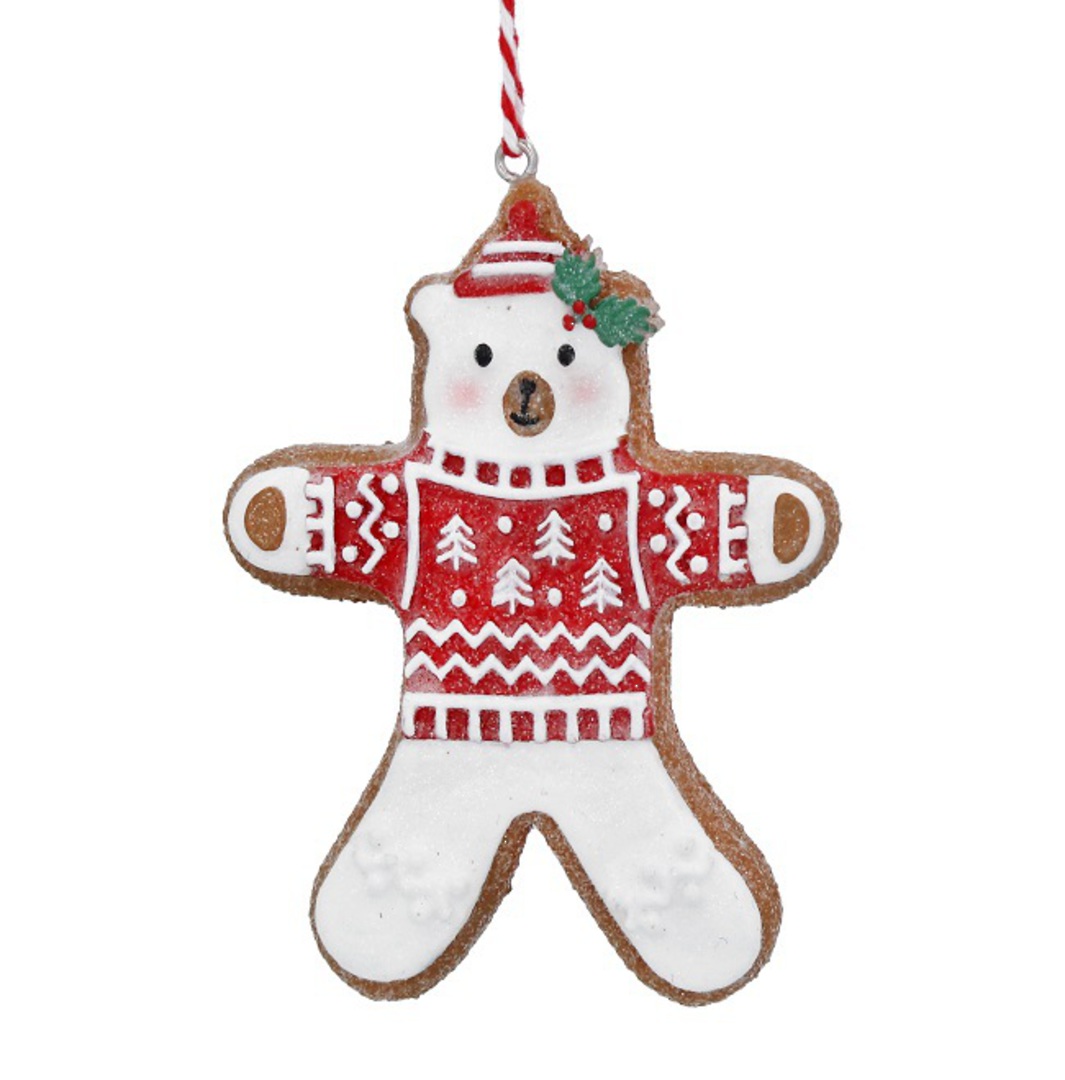 Resin Norse Cookie Teddy, White Bear 9cm *ETA NOV image 0