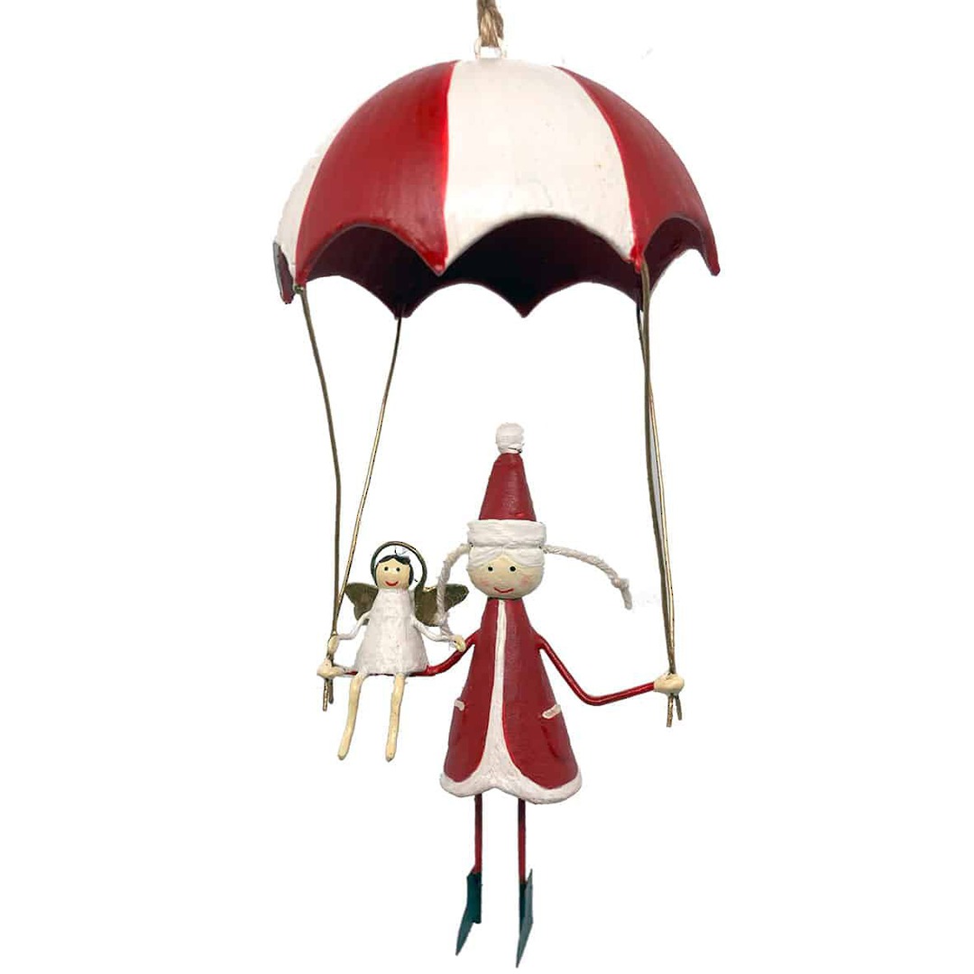 Tin Pixie Red Parachute 18cm *ETA NOV image 0