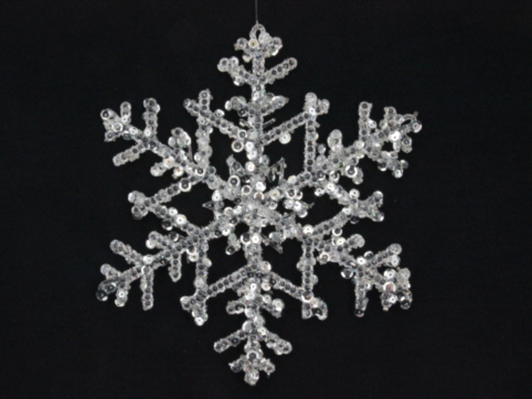 Acrylic Glitter Snowflake image 0
