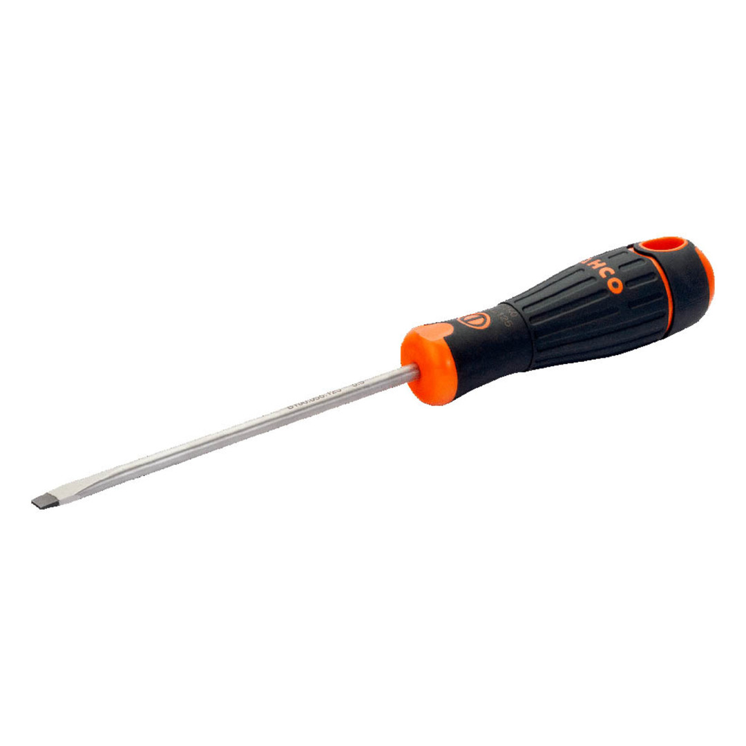 Bahco Slotted Flat Tipped Screwdriver 1mm x 5.5mm x 125mm image 0