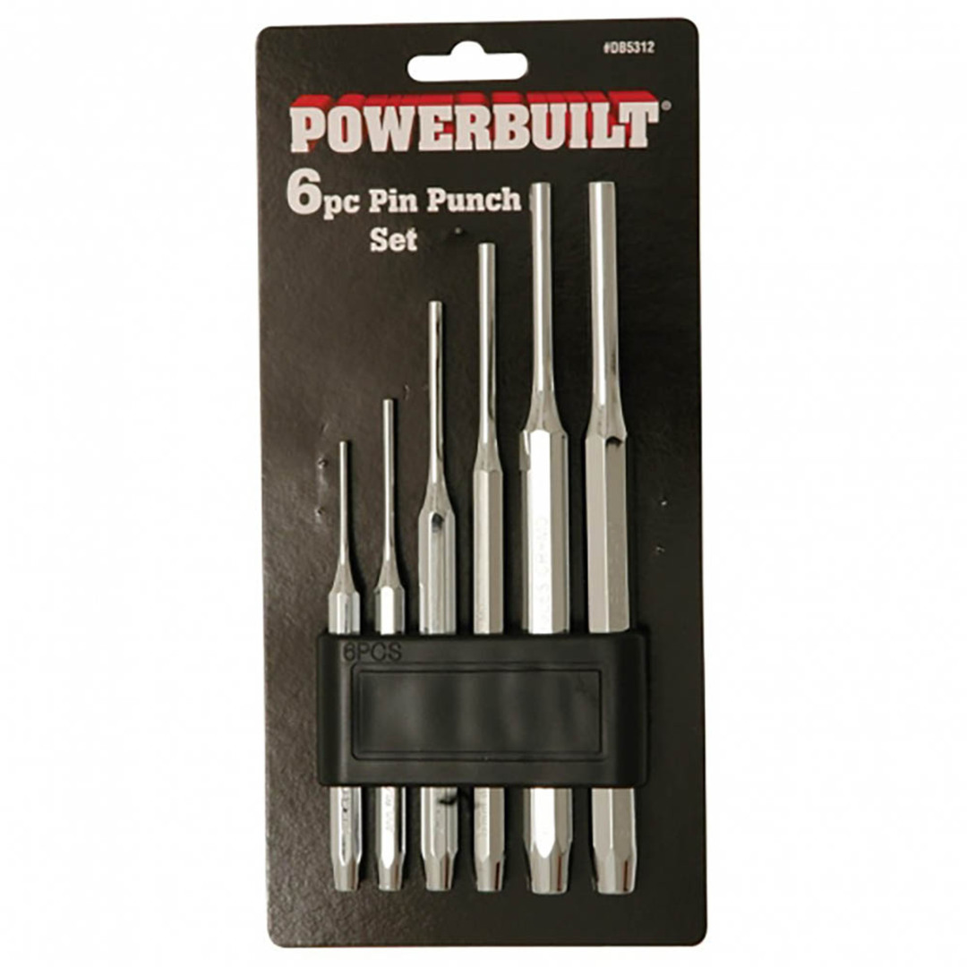 Powerbuilt Pin Punch Set 6pc image 0