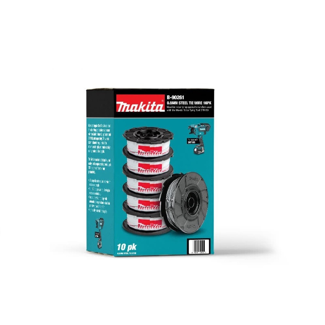 Makita Wire Coil  0.8mm pk of 10  for wiretier image 0