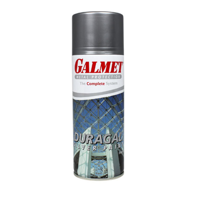 Galmet Duragal Silver Spray Paint 350g Paint Chemicals
