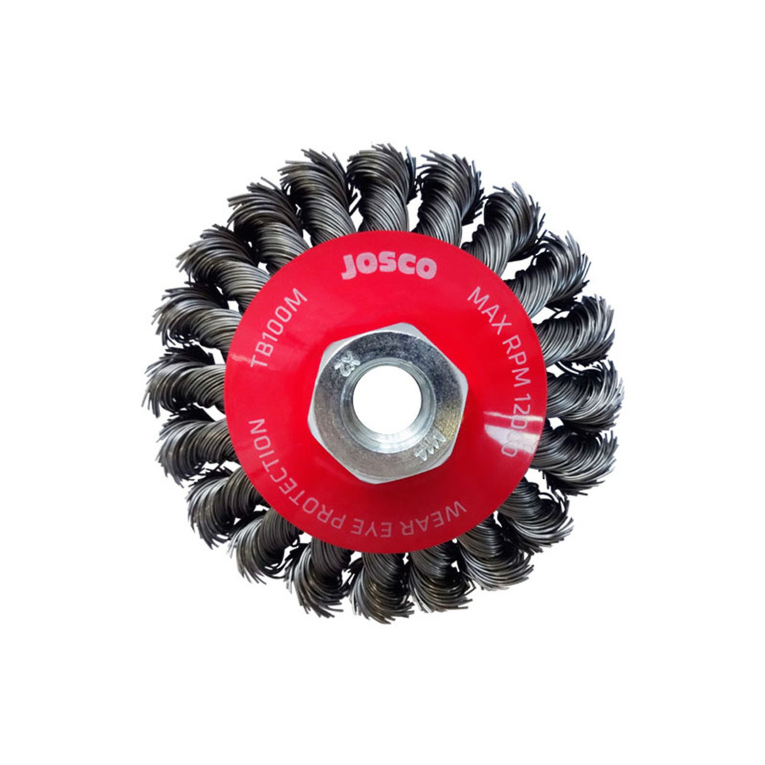 Josco Wire Wheel Conical 100mm image 0