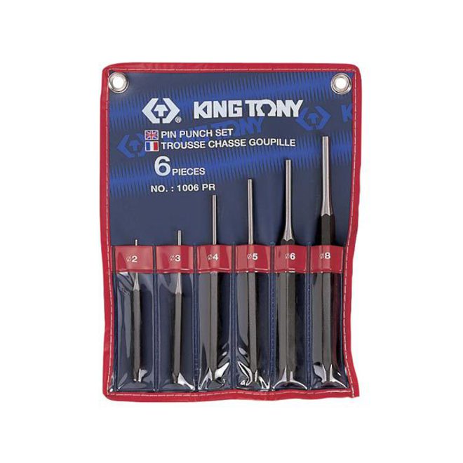 King Tony 6pc Pin Punch Set Punches & Chisels Hand Tools