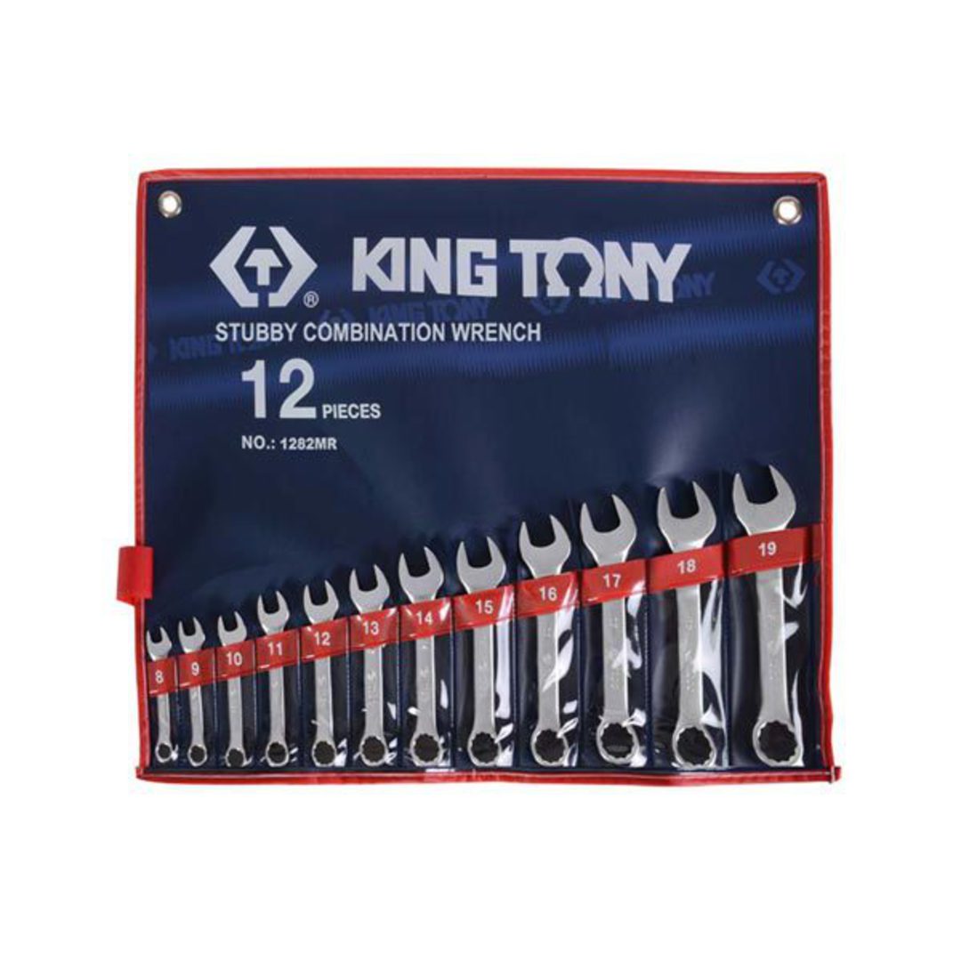 King Tony Stubby R&OE Wrench Set 8-19mm image 0
