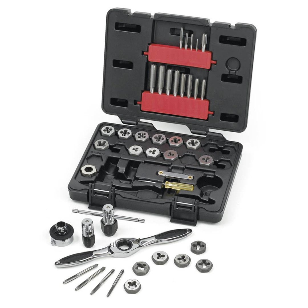 GEARWRENCH Ratcheting Tap & Die Set Sae 40pc image 0