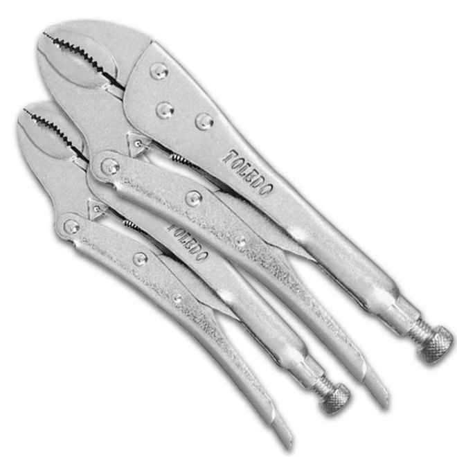 Toledo Lock Grip Plier Combo 180mm+250mm Clamps Vices & Clamps