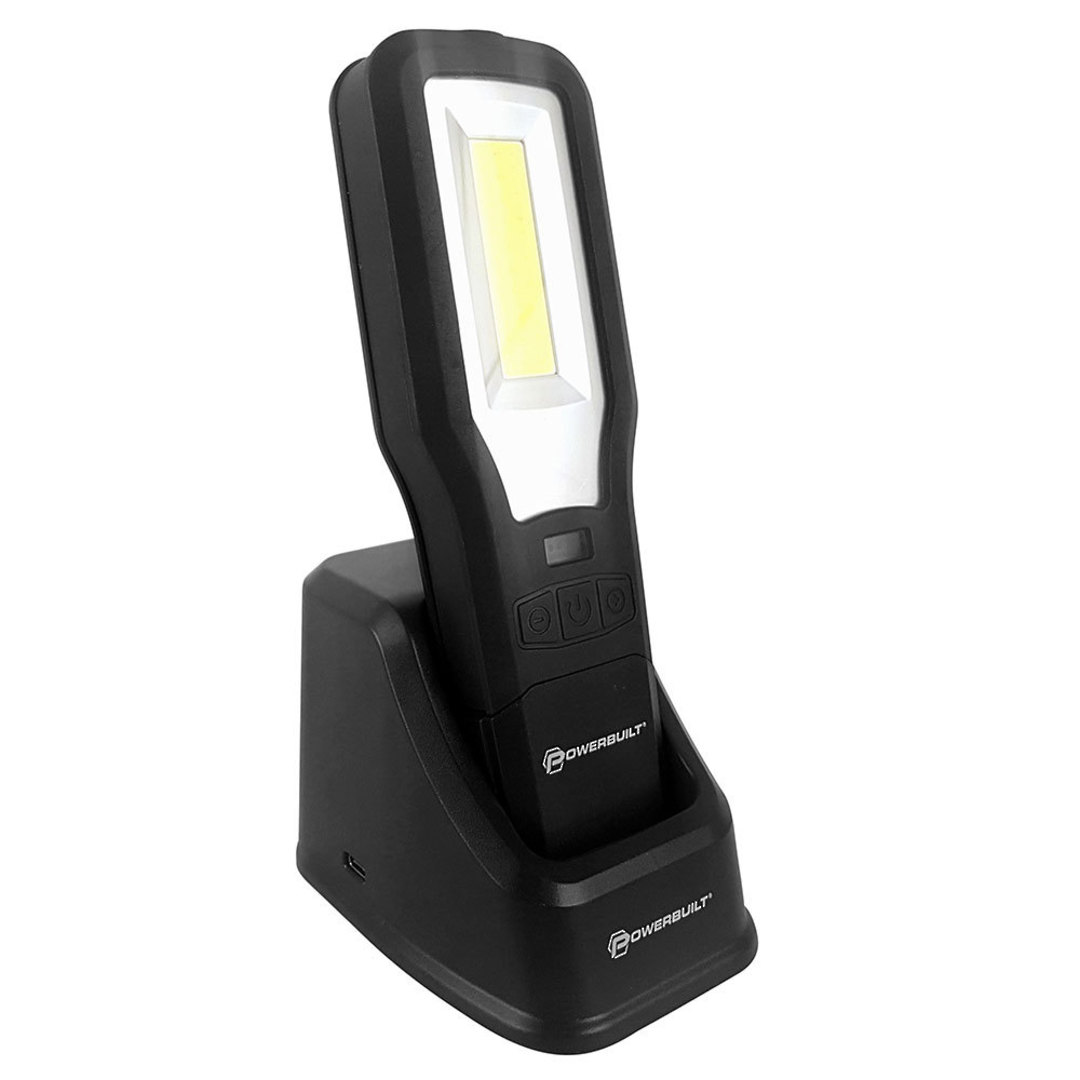 Powerbuilt Rechargable LED Worktorch with Power Bank image 0
