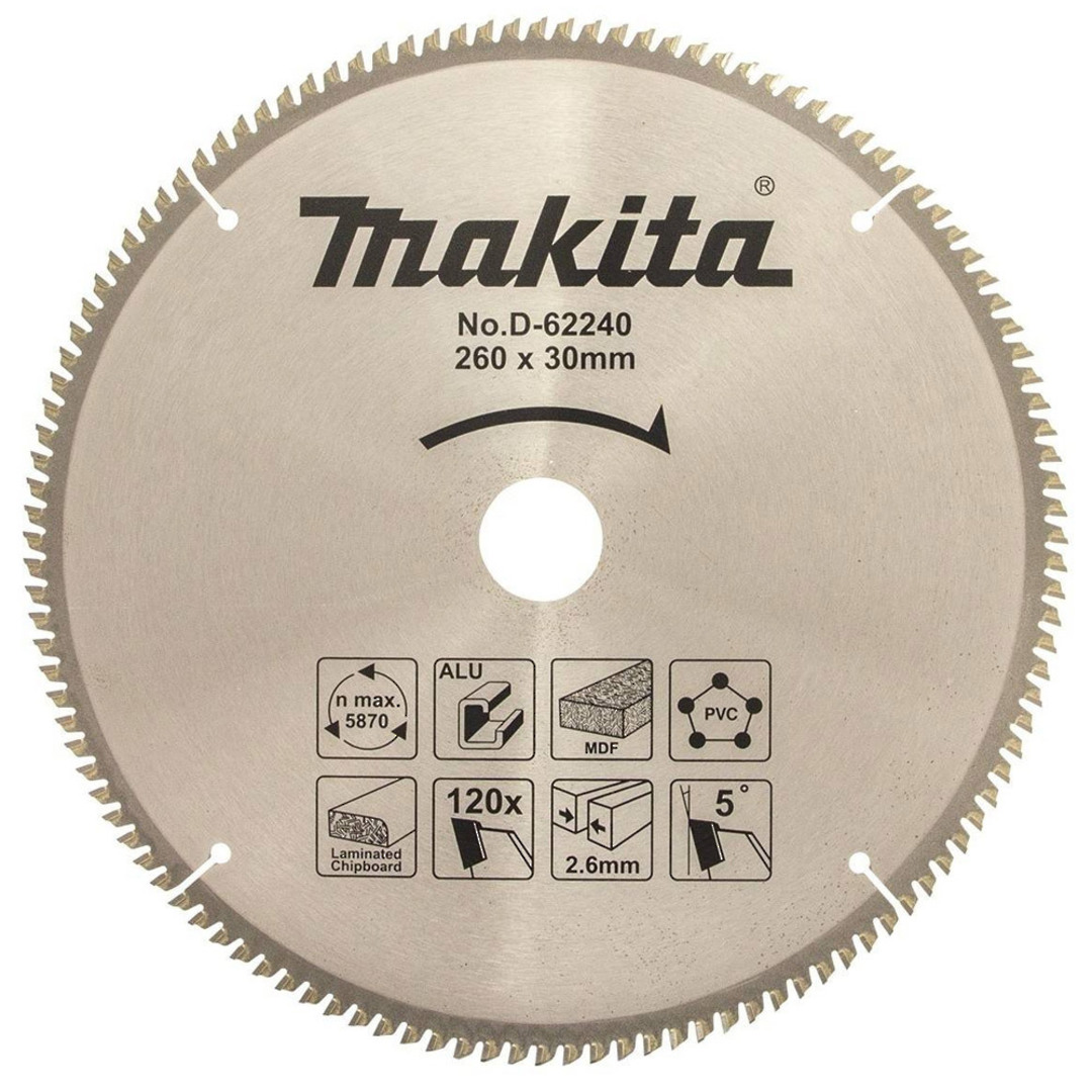 Makita Multi-Material TCT Blade 260mm 120t image 0