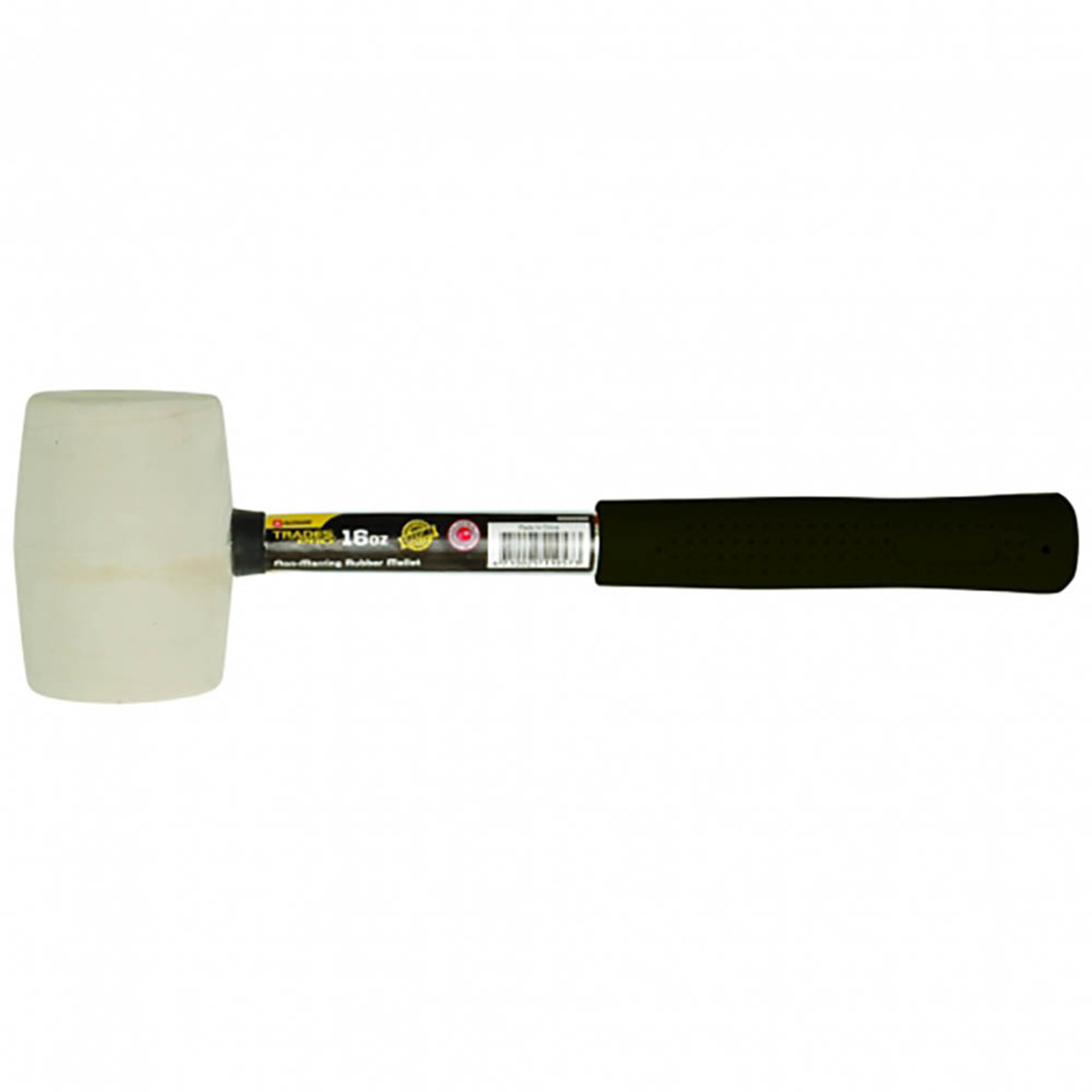 TradesPro Hammer Rubber White image 0