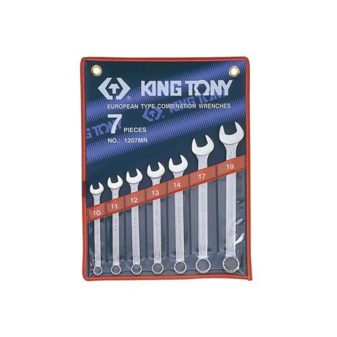 King Tony 7pc R&OE Wrench Set 3/8-3/4 image 0