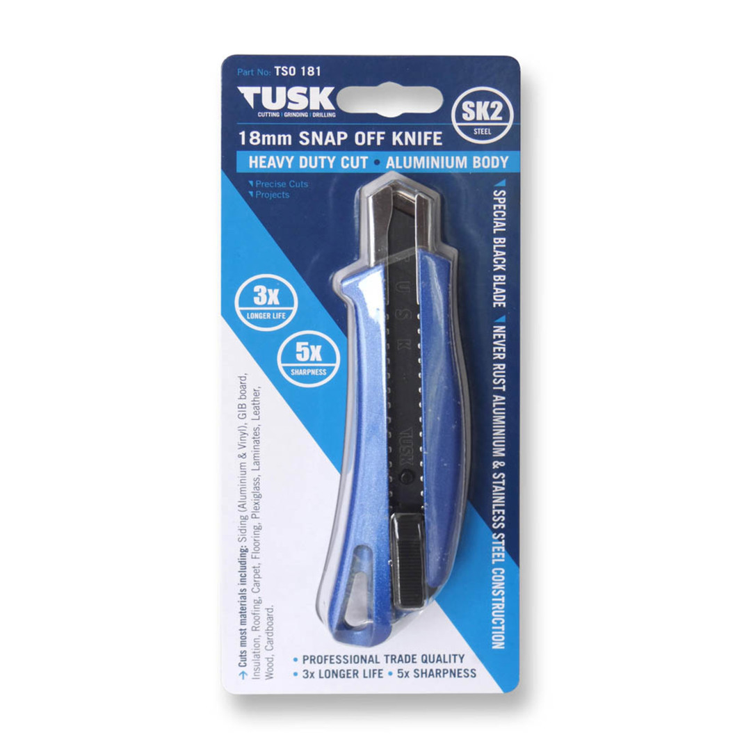 Tusk 18mm Snap Off Knife H/D image 0